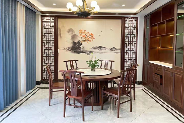 新中式沙發(fā)綠植，家里最好的軟裝師